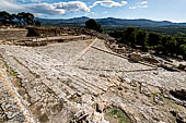 The palace of Festos. The West Court and Theatral Area.